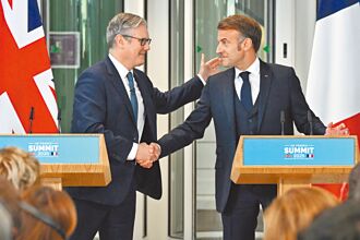 英法領袖重申 和平解決台海問題