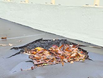 竹市 綠批自由車場漏水破損 修繕工程將辦試騎測試