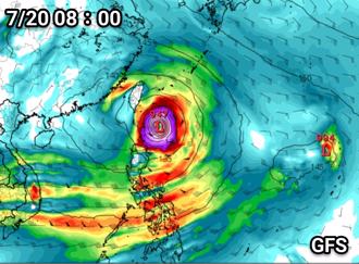 颱風窩訊號越來越強！粉專疾呼小心：這波水氣更多