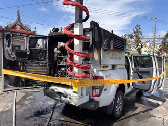 鹽水遭颱風重創斷訊6天　通訊車支援突起火成廢鐵