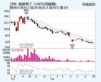 威盛 營收有望回溫