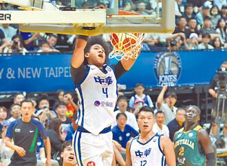 瓊斯盃》全員進帳 中華藍大贏澳洲34分