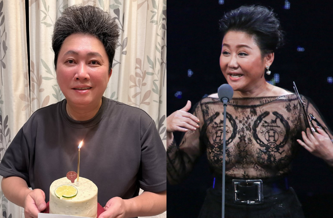 趙正平（左）被笑撞臉藍心湄，她真實反應曝光。（圖／IG@chao_cheng_ping、影視攝影組攝）