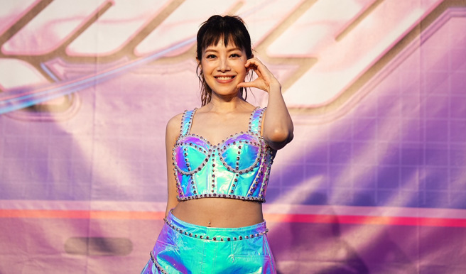徐怀钰13日出席电音派对，献唱又带来DJ秀。（S2O Taiwan提供）
