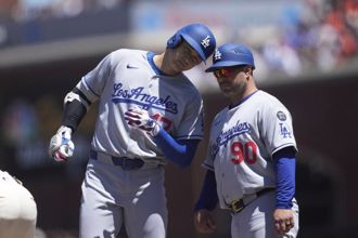 MLB》道奇拿下巨人系列賽 大谷明星賽前守住全壘打王、得分王