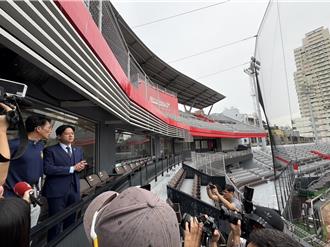 民眾黨團考察新竹棒球場  怒批監院裝聾作啞、竹檢膝蓋軟