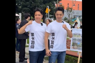 南下力挺  蔣萬安開箱台中市區唯一水公園！讚羅廷瑋「貼近基層民意」