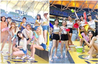 女球迷火辣比基尼解放傲人曲线 球场上演「湿身秀」爆红