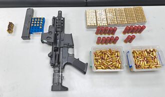 台中市刑大破暴力集團 查獲M4步槍