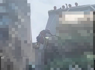 淡水老翁高樓墜落「卡6樓陽台」　奇蹟生還送醫治療