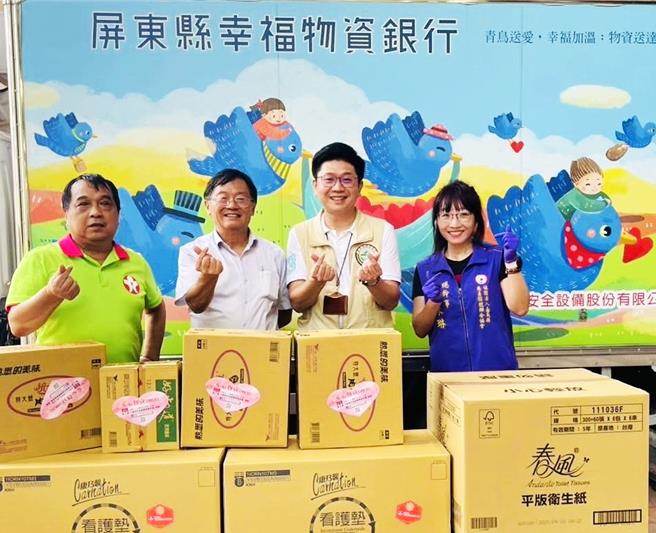 嘉義縣副縣長劉培東代表縣長翁章梁致意，感謝屏東縣政府的即時協助與跨縣市的人道支援。(嘉義縣政府提供／呂妍庭嘉義傳真)