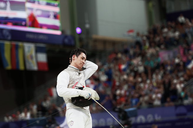 世大運中華隊掌旗官出爐，由擊劍好手陳弈通（見圖）與上屆世大運網球女單銀牌得主楊亞依共同擔綱。（圖／報系資料照）