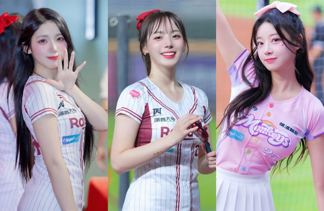 樂天三本柱廉世彬、河智媛、禹洙漢。（圖／翻攝IG）