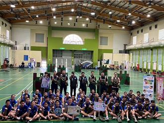 蘆竹警分局青春專案 「鐳射對戰、流汗不留憾」