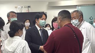 探視台電受傷員工  賴清德再喊話在野全力支持台電