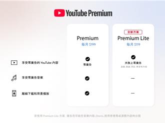 YouTube Premium Lite登台！119元爽看無廣告