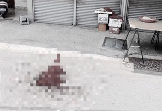 嘉县后庄市场爆当街砍人　67岁男气过头拿刀刺友人