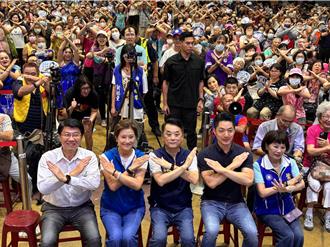 「民進黨選輸翻桌」 蔣萬安桃園力挺魯明哲 喊話投不同意罷免票