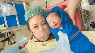 蔡允洁5分钟速产二宝 尪及时赶到