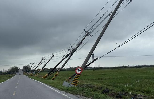 丹娜絲颱風重創中南部。（報系資料照）