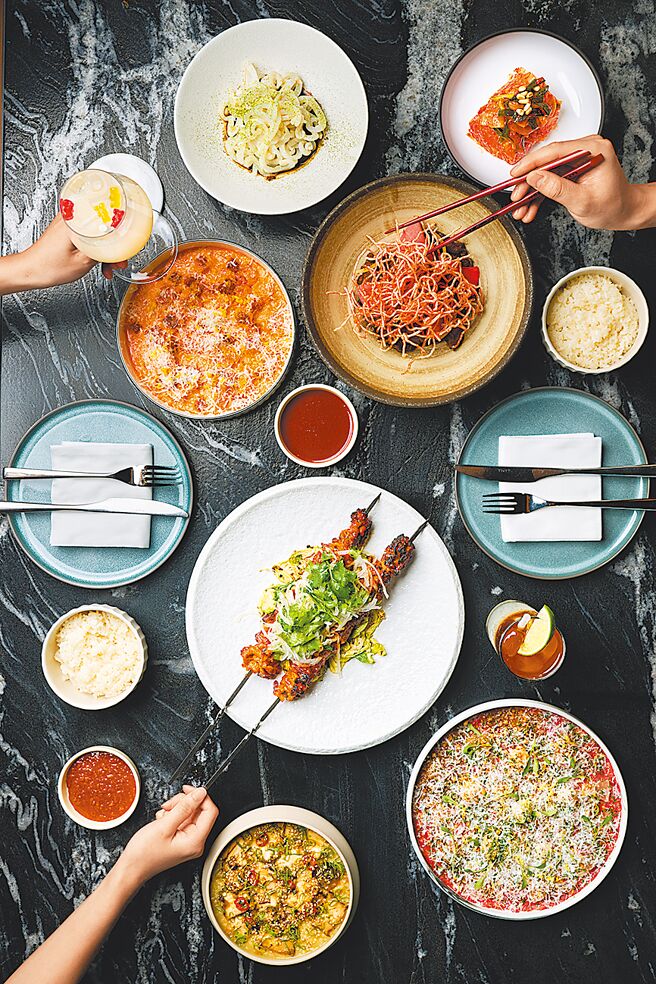 信義區全新高空「boon現代韓式餐酒館」開幕，由韓裔美籍的趙韓淞主廚掌杓，展現新當代韓式料理。（boon現代韓式餐酒館提供）