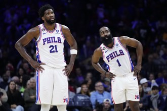 NBA》自爆跟哈登不再講話了 恩比德：他認為我把他搞走