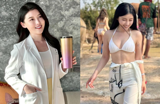 「最美營養師」罕曬激辣比基尼 懷孕對比照網讚：仙女下凡