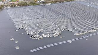 太陽光電產業協會澄清：太陽能板泡水不會污染水質