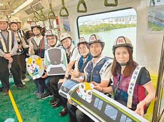 桃捷綠線首度上主線高架橋測試