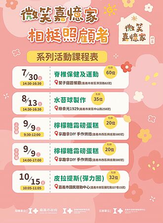 微笑嘉憶家 力挺家庭照顧者