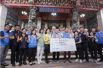 苗栗玉清宮捐500萬助急難與救災 20年善款破2千萬