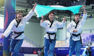 世大運》中華隊本屆首面獎牌出爐 跆拳道女團品勢奪金