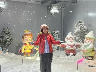 无人机迎接屏东夏日狂欢祭开幕 零下10度的童话冰宫下雪了