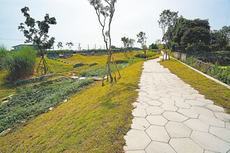 水綠廊道落成 蘭陽溪畔變美