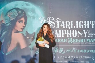 莎拉布萊曼不怕熱 喜歡台灣暴雨天