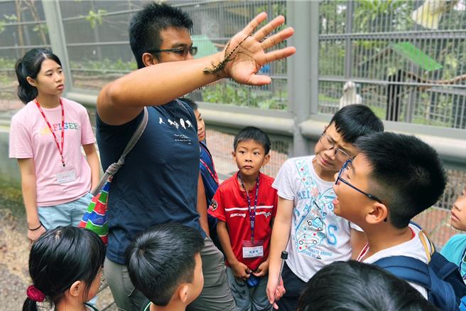 凤凰谷鸟园生态园区暑假推出「自然永续探索站」、「小小保育员夏令营」活动。（自然科学博物馆提供／杨静茹南投传真）