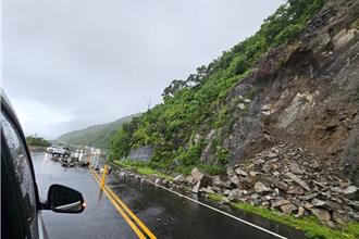 影》薇帕來襲！台9線、台20線土石坍方 雙向阻斷緊急交管