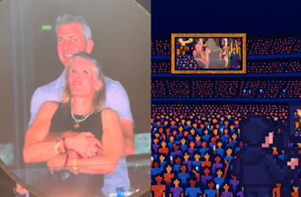 抓到你囉！Coldplay演唱會「人夫出軌變遊戲？」神人只花一天做完