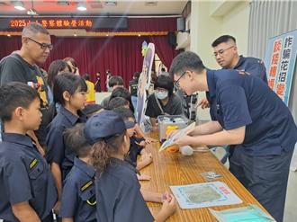 台中大雅小小警察體驗營登場 45名小朋友化身「小萌警」