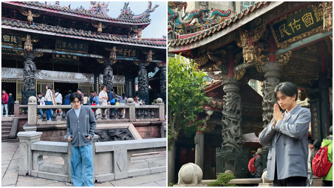 中岛健人难忘连续2年造访龙山寺祈福都刚好是同一天。（摘自IG）