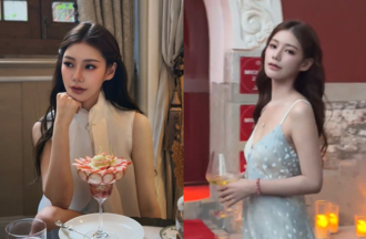 Mandy辣秀V字庆生被看光！ 大S儿女突现身直播送惊喜