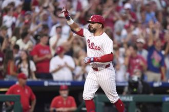 MLB》明星賽打不夠！費城人席瓦伯「連日開轟」敲逆轉滿貫炮