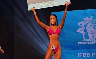 林芯儀體脂11％轉戰健身界  拿下職業卡成演藝圈第一人