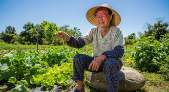 湖北農婦坐大石休息慘遭燙傷　當下地表高溫竟達73度