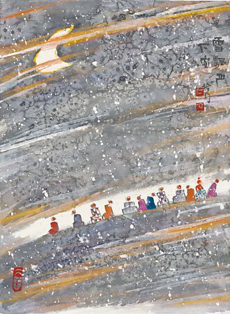 拾得法师跨时空与上人对画