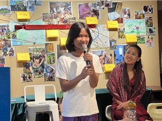 柬埔寨新二代姊弟傳承永續智慧 水燈手作交流文化