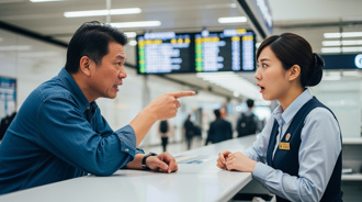 急買票怒辱高鐵售票員「瞎妹」  嘴秋男涉公然侮辱遭判刑