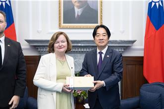 接見歐洲民主之盾 賴清德：盼分享經驗深化台歐關係