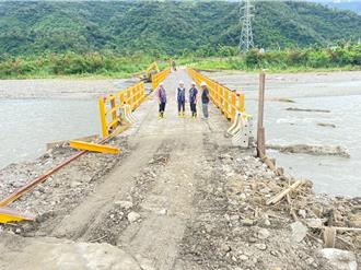 薇帕颱风肆虐！花莲富里3便道遭冲毁 明里便道拚25日抢通