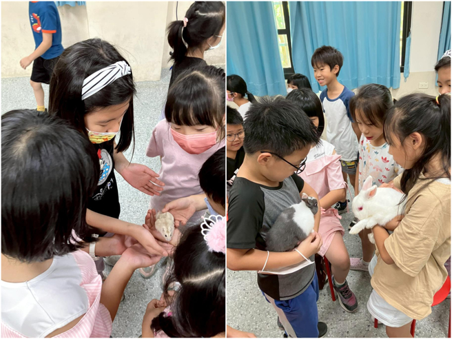 桃園市大溪區瑞祥國小每學期末都會舉辦「寵物日」活動，讓學生帶寵物來上課，讓學生們領略生命的意義與可貴。（圖／教育局）